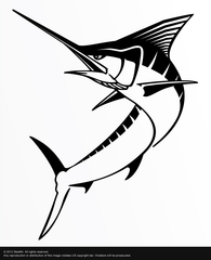 Marlin Decal – Medium