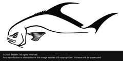 Steelfin Permit Decal - Black