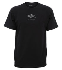 Steelfin Short Sleeve Logo Tee, Black, Front