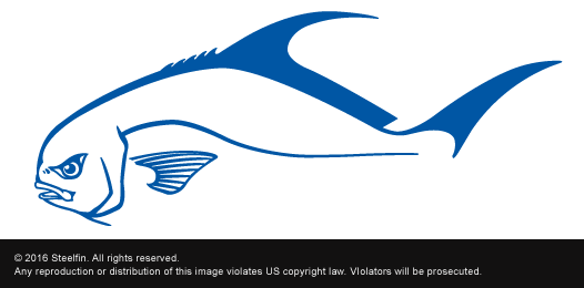 Permit Fish Sticker Permit Decal – Small | Steelfinangling